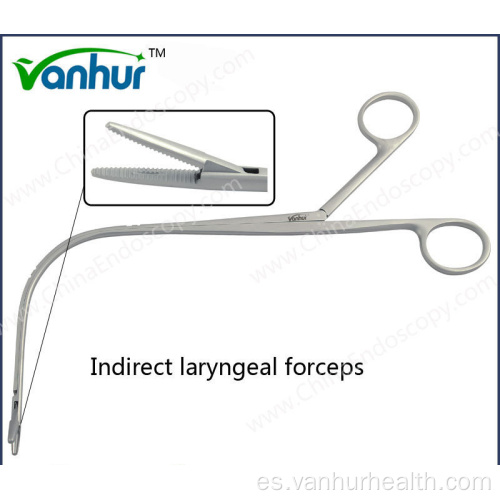 Instrumentos para la garganta Pinzas laríngeas indirectas